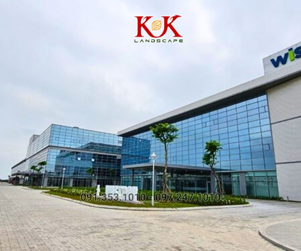 Thiết kế cảnh quan cây xanh cho nhà máy