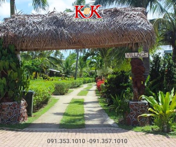 Thiết kế và thi công sân vườn nhà hàng khách sạn