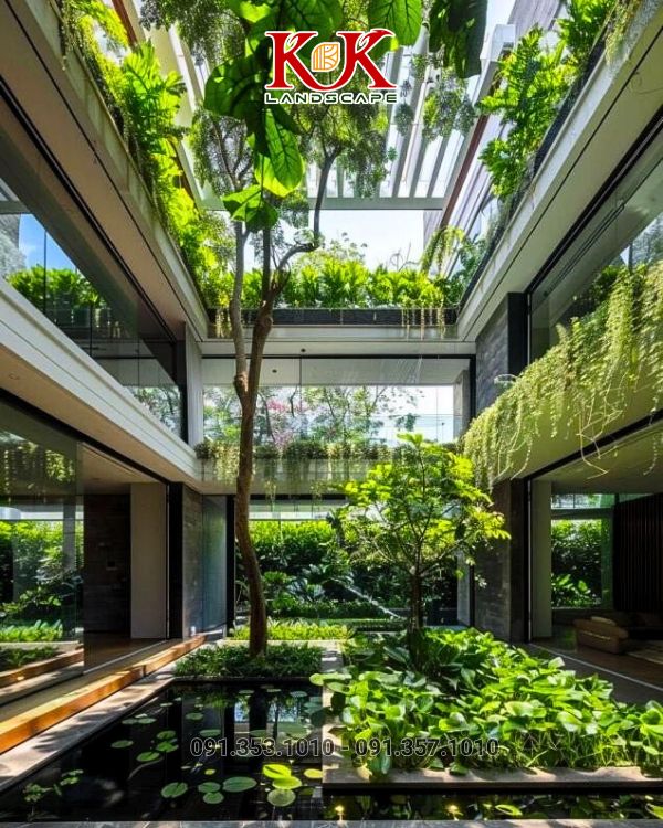 chăm sóc cây xanh nội thất văn phòng