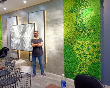 Làm tường rêu đẹp đẳng cấp